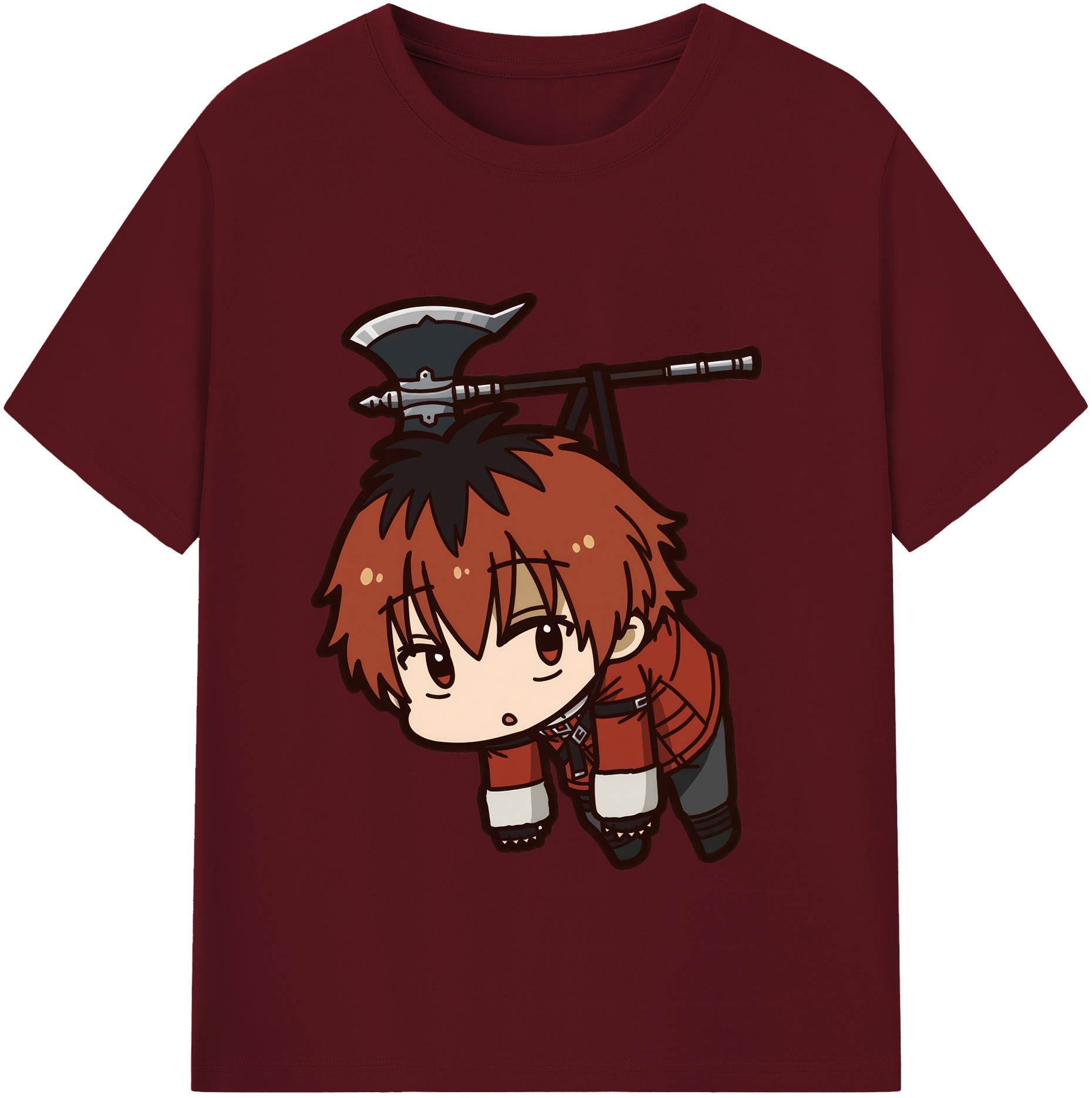 （画像用） 葬送のフリーレン Frieren 綿100％半袖Tシャツ（フロントプリント）